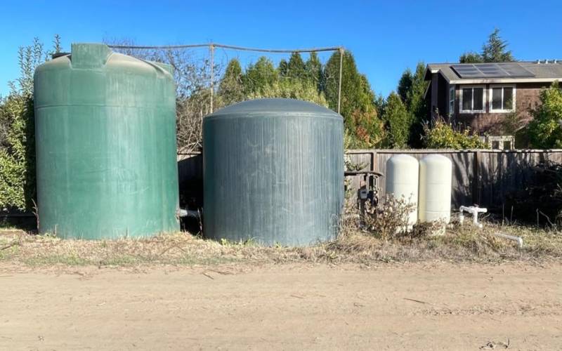 Property water tanks.