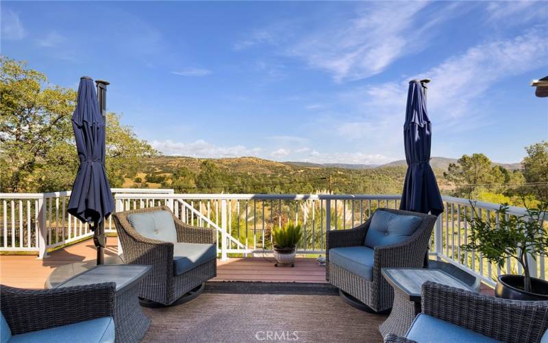 Large Deck outside accessible through Second Living room