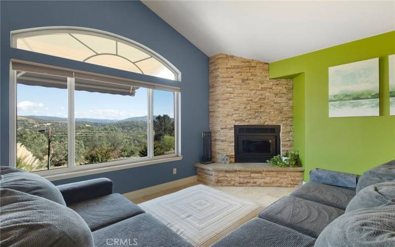 Second Living room with fireplace