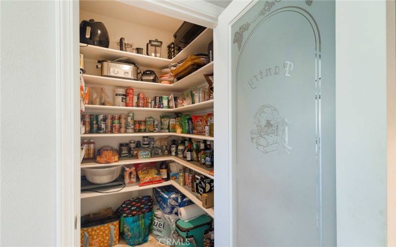 Pantry by the breakfast nook