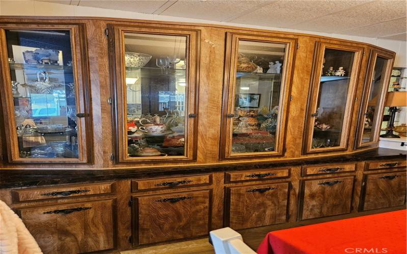 Built-in Hutch in Dining Room