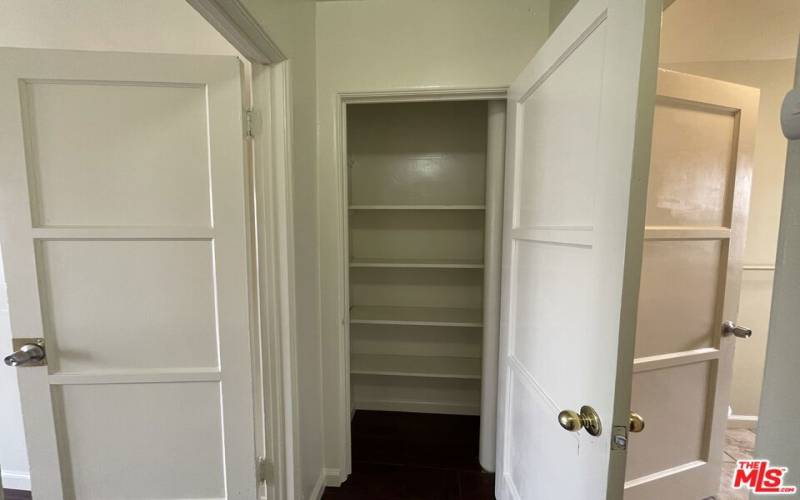 Hallway storage closet