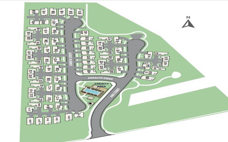 site map - home is Lot 23