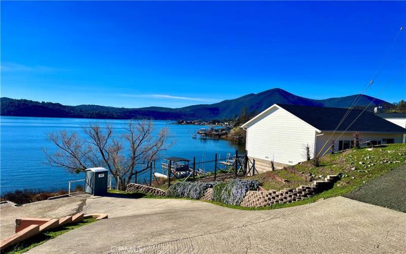 Wonderful lake view. Million dollar home next door.