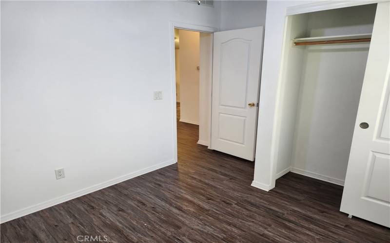 3rd barroom closet with New Paint and flooring