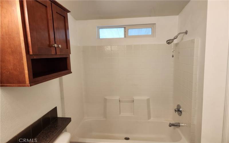 2nd Guest Bathroom - newly Repainted offers shower & tub combo