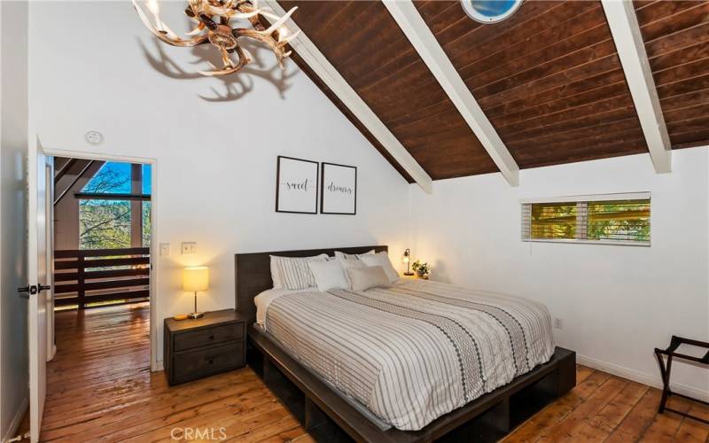 Coolest Wood Floors too and Access to Bedroom 2 and Loft!