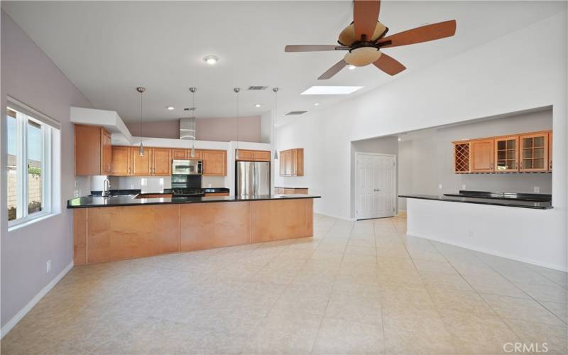 kitchen/ family room