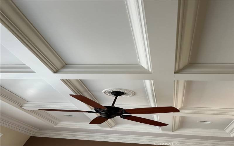 Box Beam Coffered Ceiling