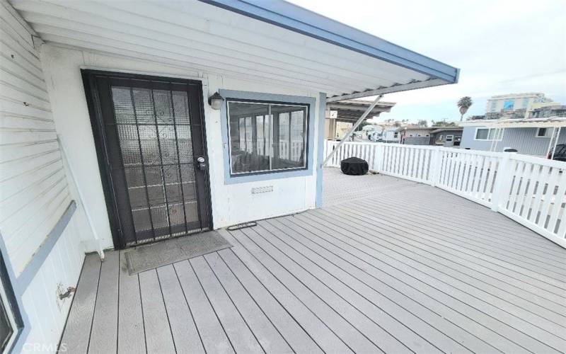 Front entry and deck
