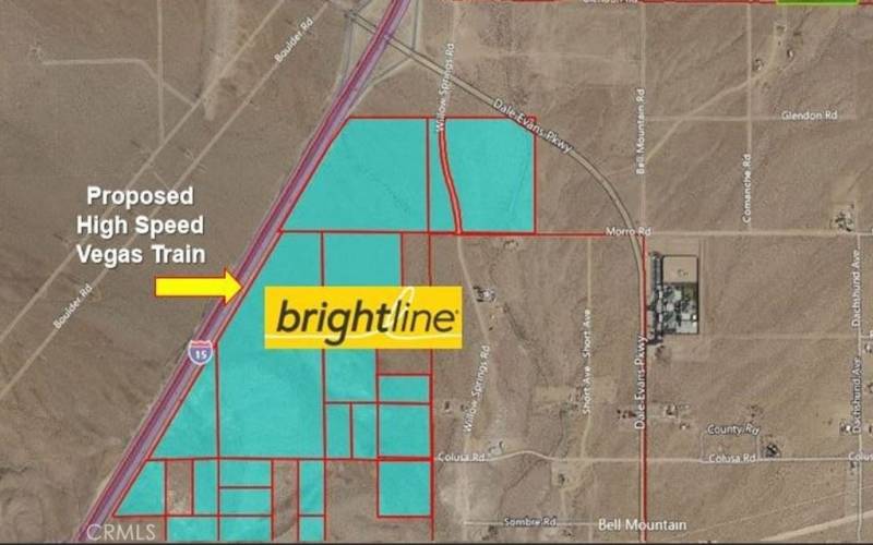 Proposed Las Vegas High Speed Train.