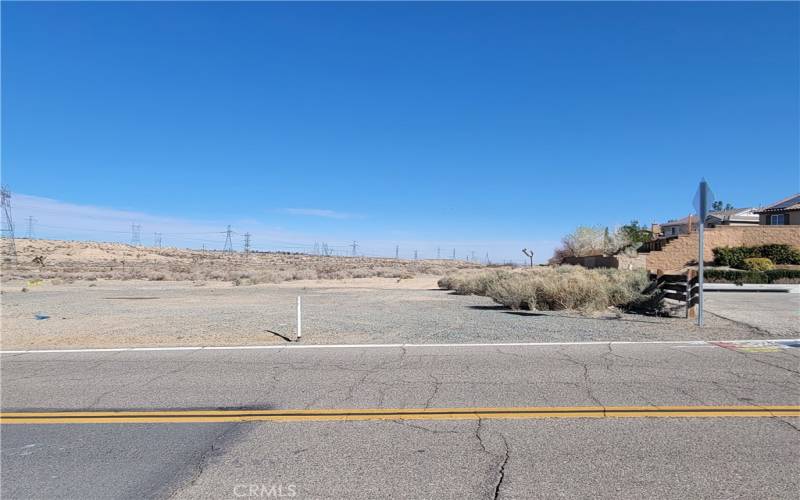 The SEC of the PIQ looking North on Rancho Rd.