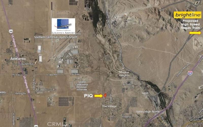 The PIQ in comparison to the Las Vegas Train & SCLA