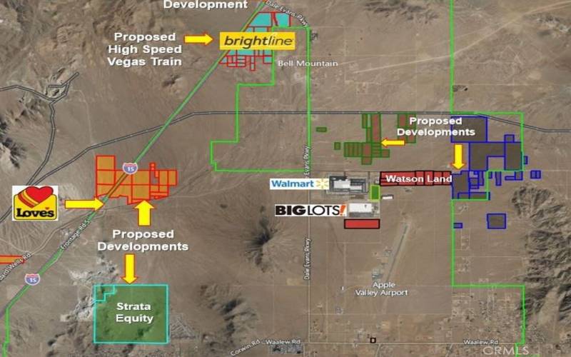 North Apple Valley Industrial Land Bankers & Proposed Industrial Development