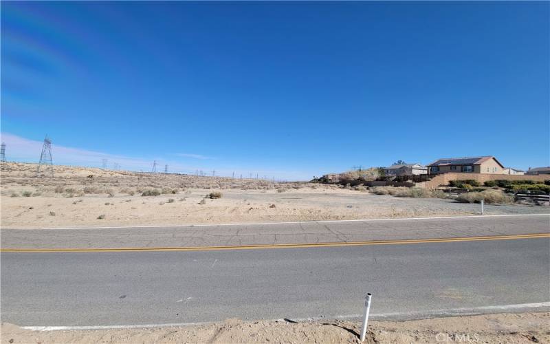 The SEC of the PIQ looking North on Rancho Rd.