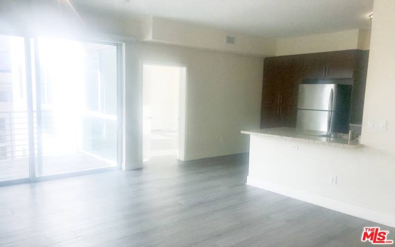 Living Room with open floor plan