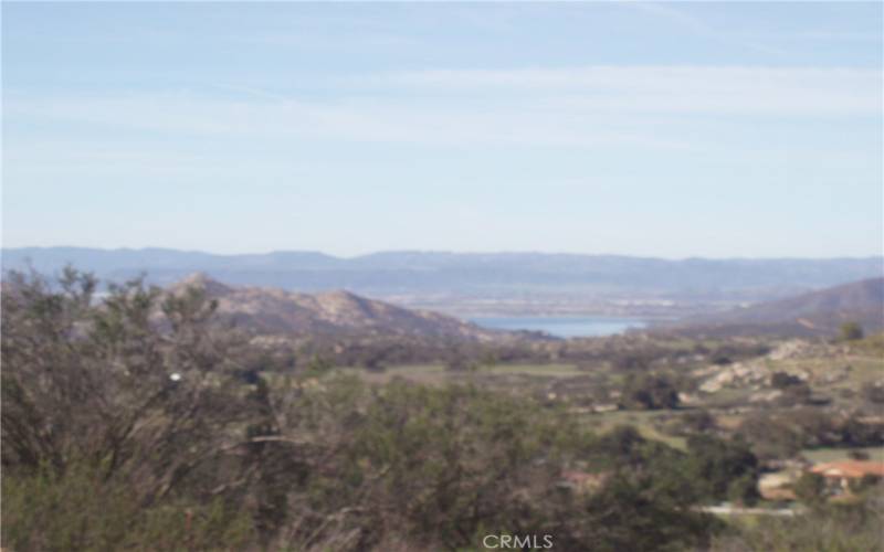 View of Diamond Valley Lake from parcel.