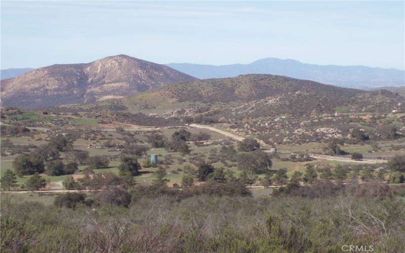 View into Sycamore Springs Ranches from parcel.