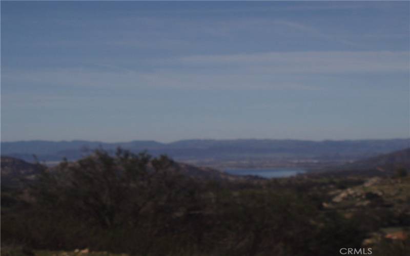 View of Diamond Valley Lake from parcel.