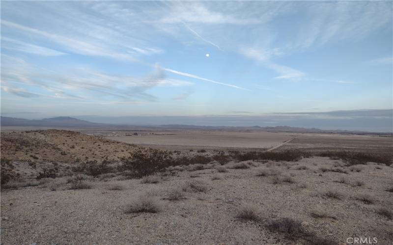 View from trail, looking towards 247