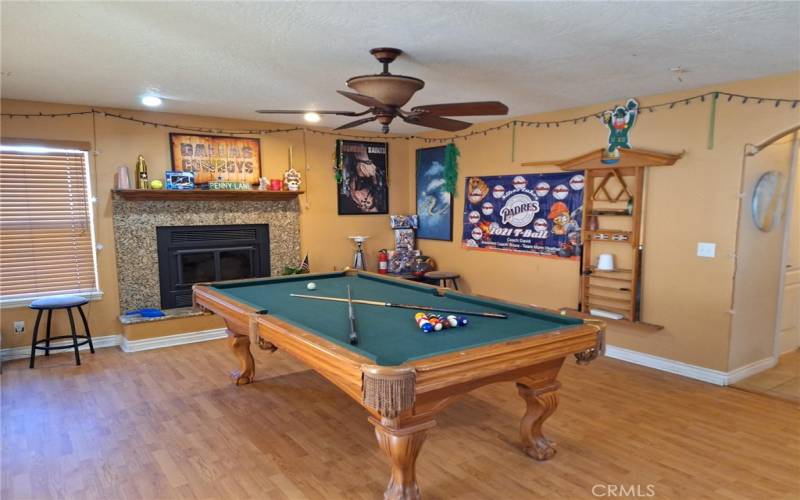 Pool table to stay