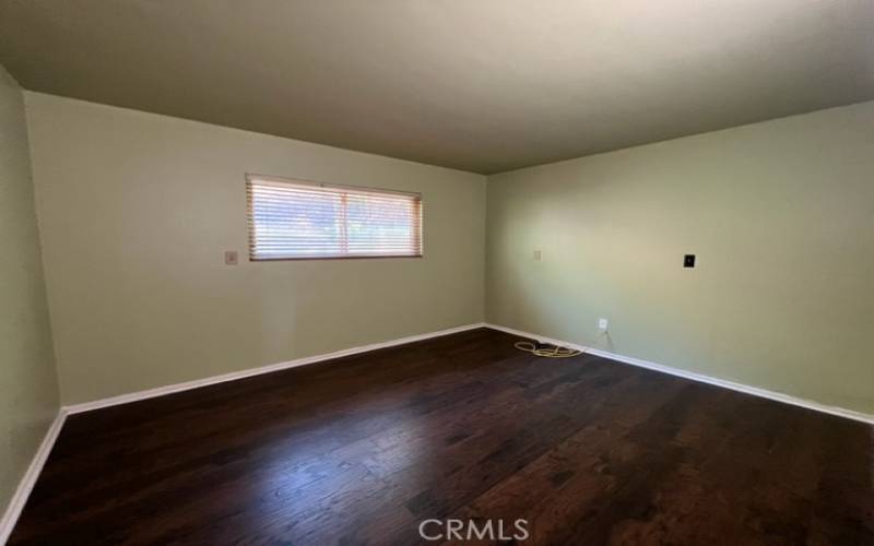 bedroom off the kitchen