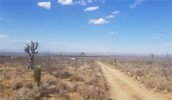 Facing North at Property