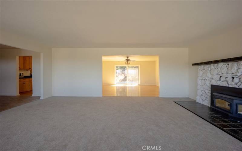 Living room to dining room.