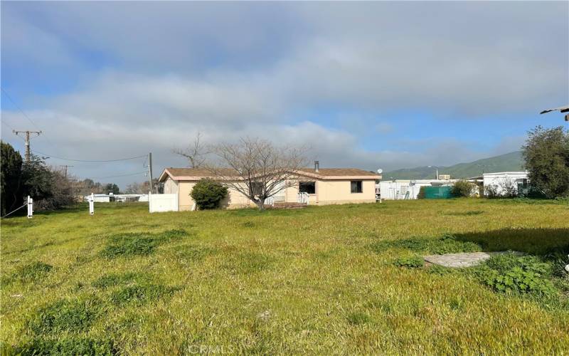 Manufactured home behind Main House