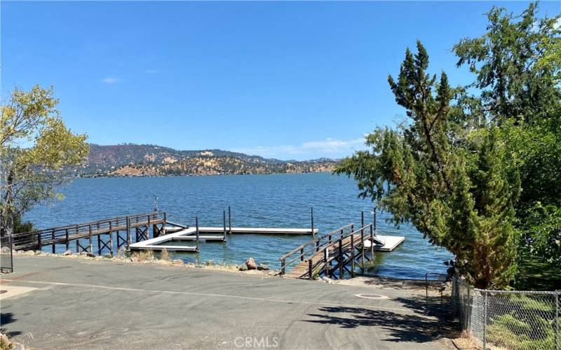 HOA boat dock, pier and launch.