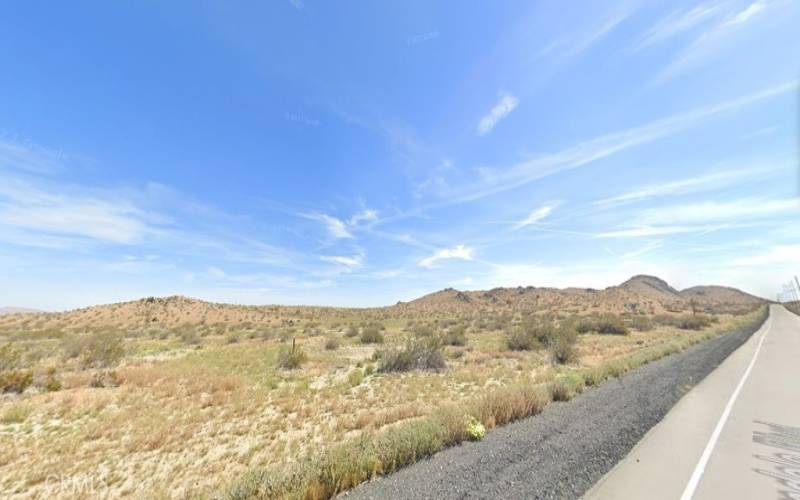 Southwest corner of the property with frontage along Palmdale Blvd