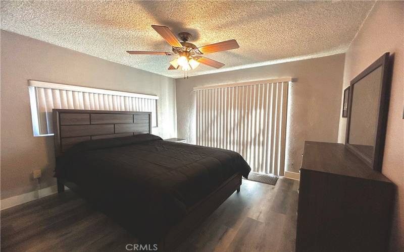 Front House Bedroom 1 with sliding door