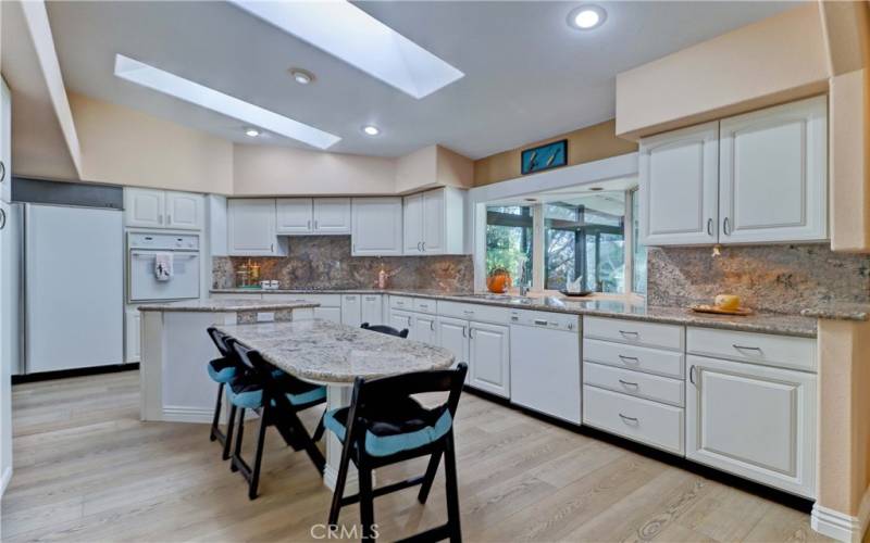 remodeled kitchen with island