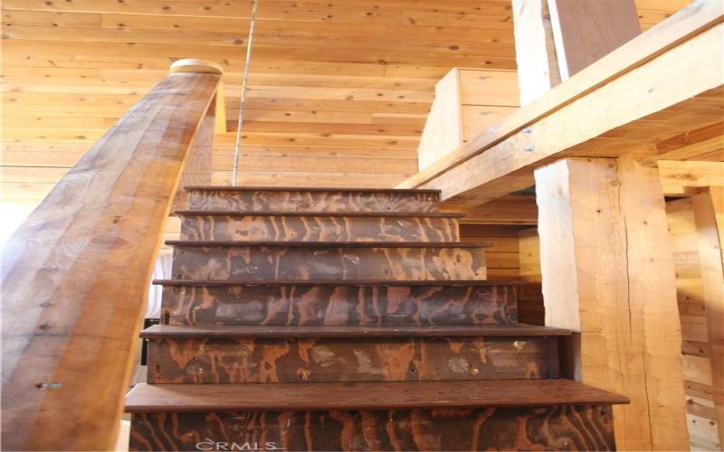 Stairway to the loft