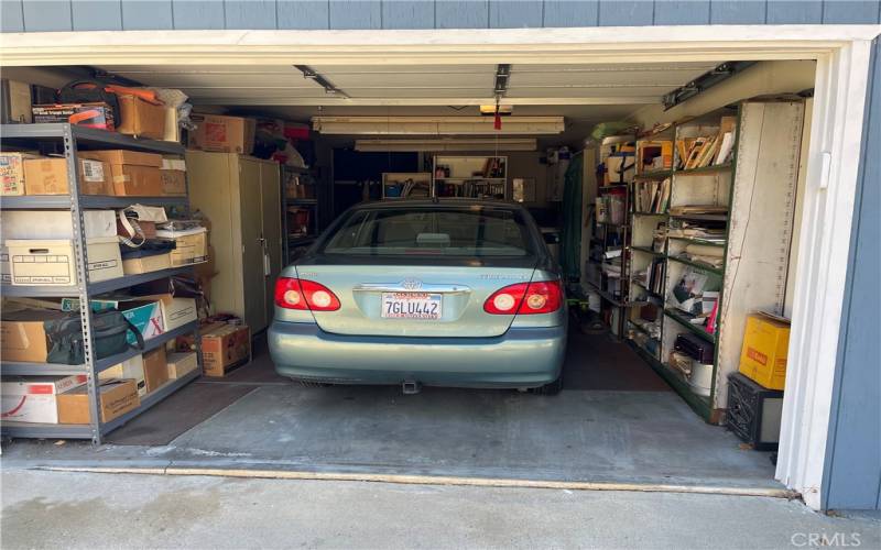 Single car garage now 

Possible tandem, depending on size of car