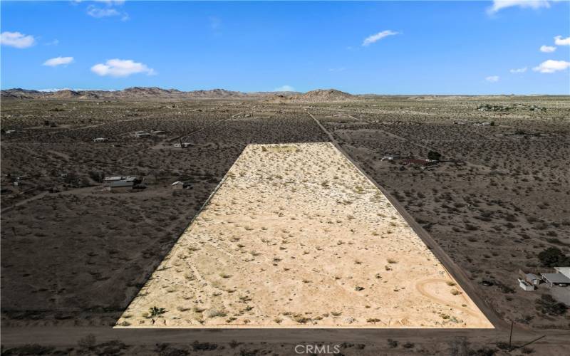 Parcel of land sky view