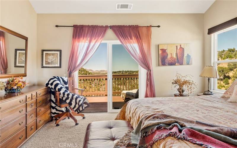 Master Bedroom Suite with the beautiful view