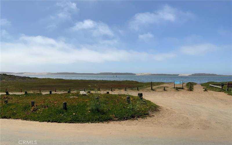 Beach access, one block  northwest of property