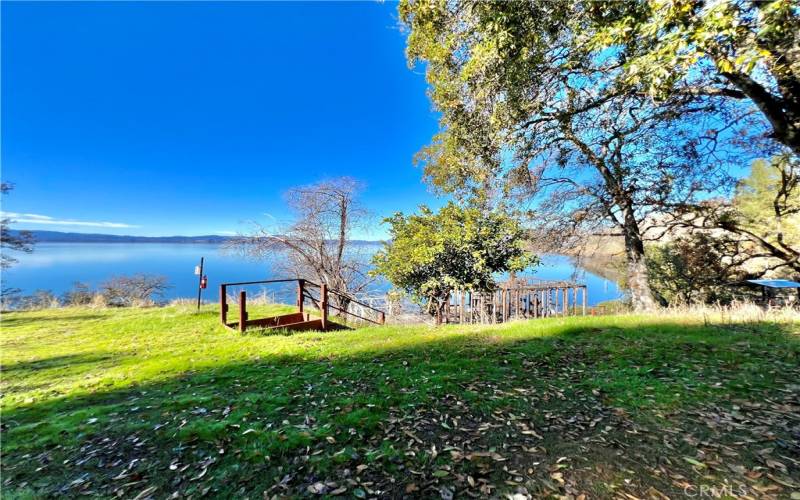 Magnificent lake views from house site.