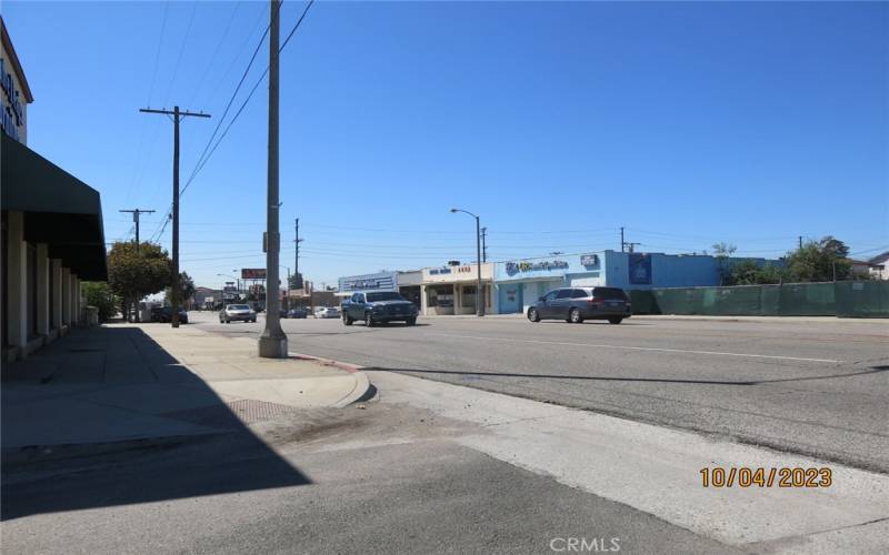 corner view looking south on SGBLD