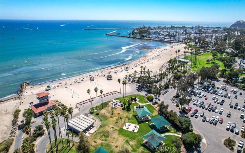 Doheny beach: located just across PCH from South Cove Community.