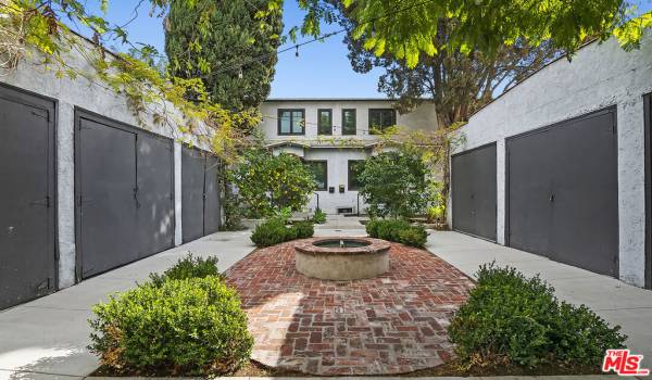 Courtyard with Storage Rooms.