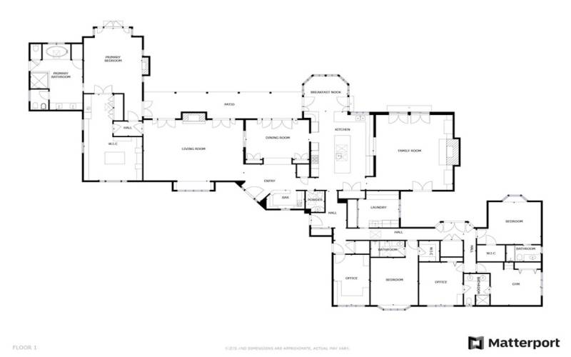 Main house floor  plan