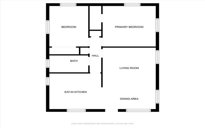 Upper unit floor plan