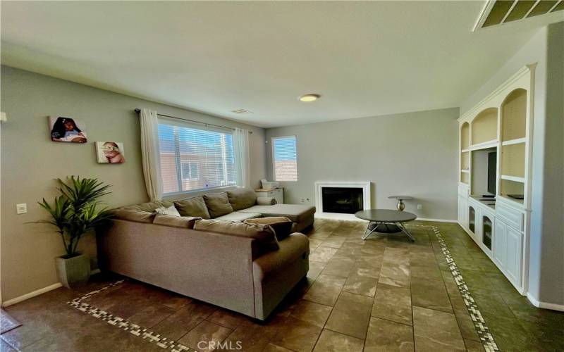 Family room off kitchen