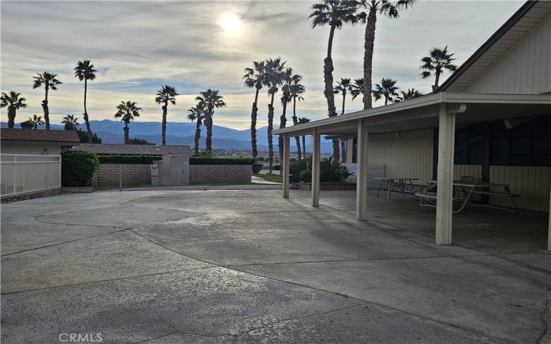 Patio at clubhouse