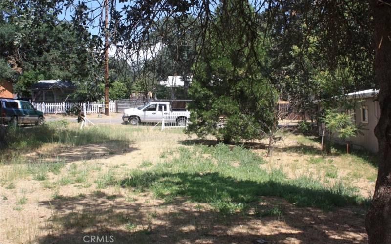 View of the land from the back to the front of the land