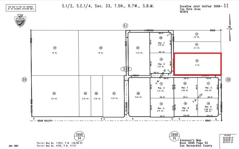 San Bernardino County Assessors Map