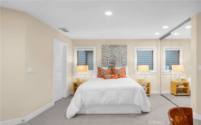 Elegant 2nd Master Suite with two Large Walk-in Closets and Sitting Area!
