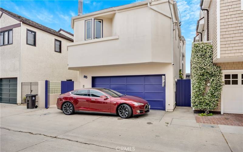 2 Car Garage with Electric Charging Station